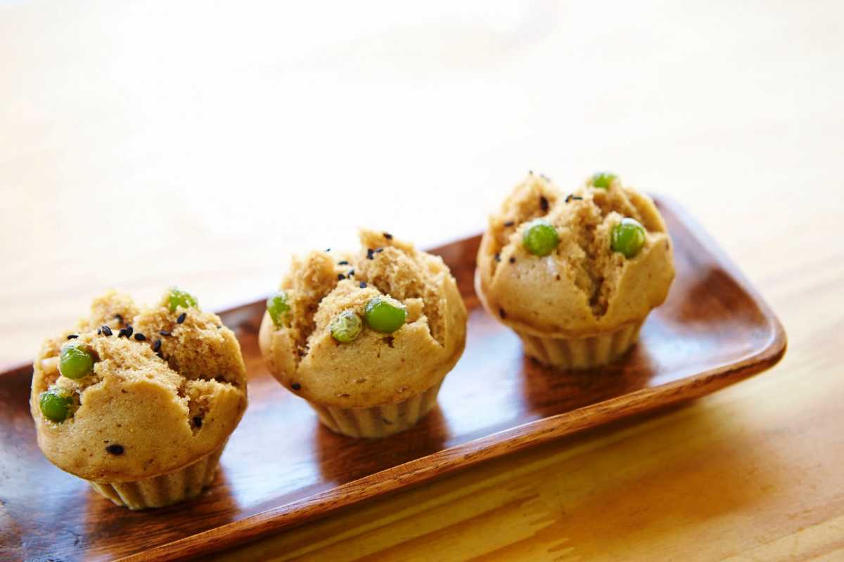 Muffin di piselli