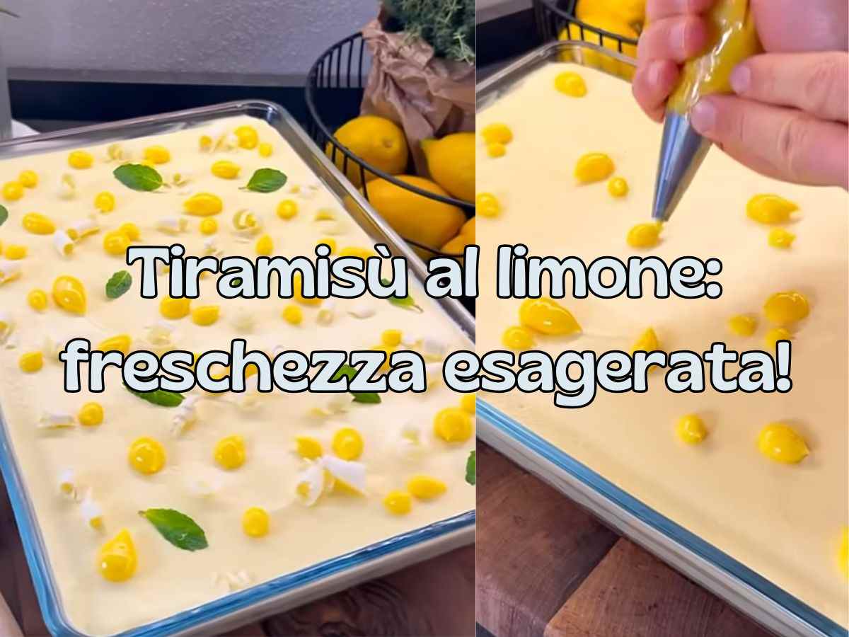tiramisù al limone