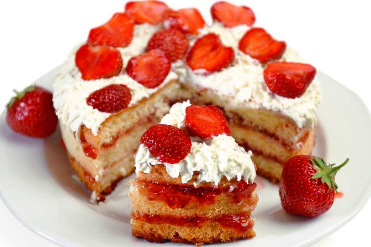 Torta con le fragole