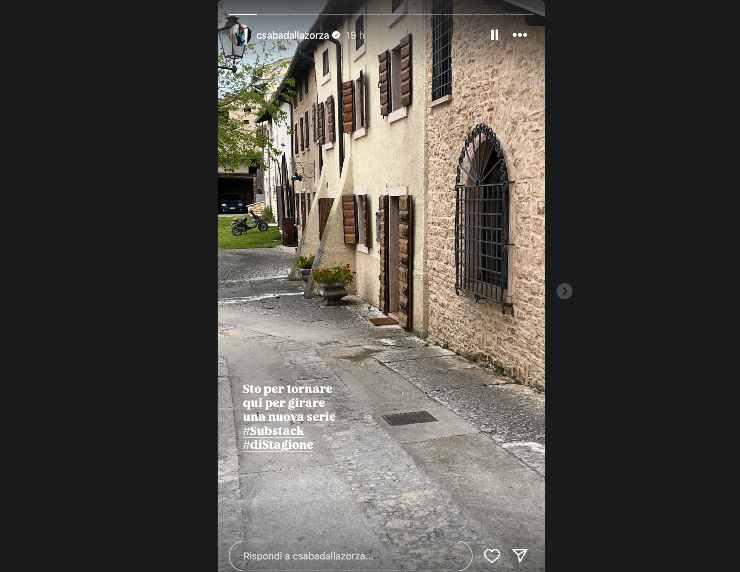 post Instagram casaba dalla zorza