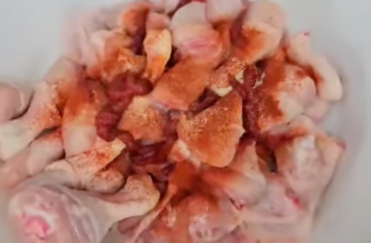 ali di pollo conditi