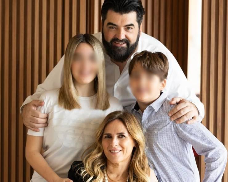 Cannavacciuolo con la famiglia