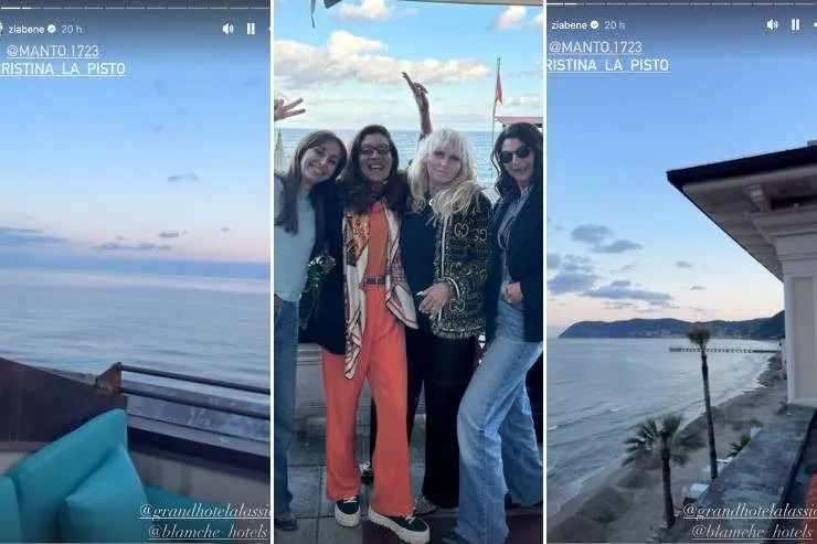 collage di foto dalle storie di benedetta parodi
