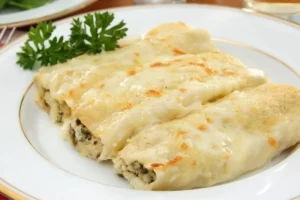 cannelloni nel piatto