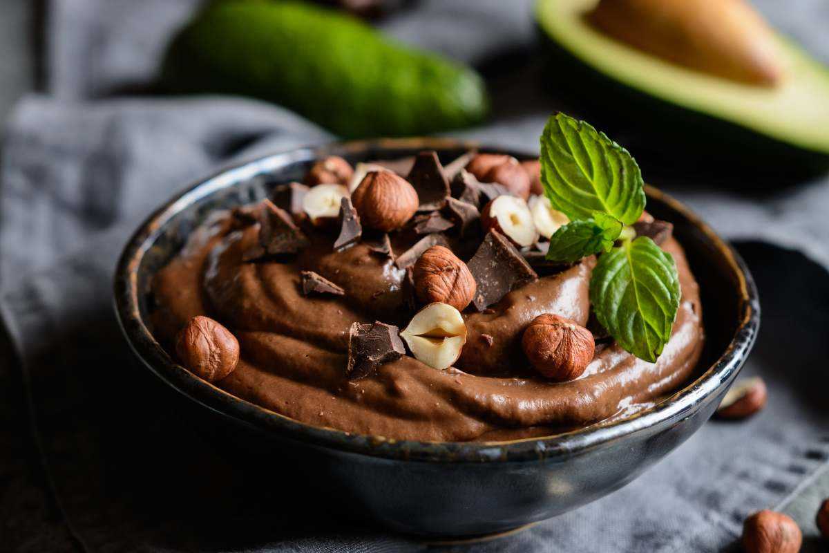 mousse nocciole e cioccolato