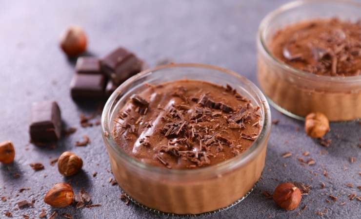 mousse cioccolato e nocciola