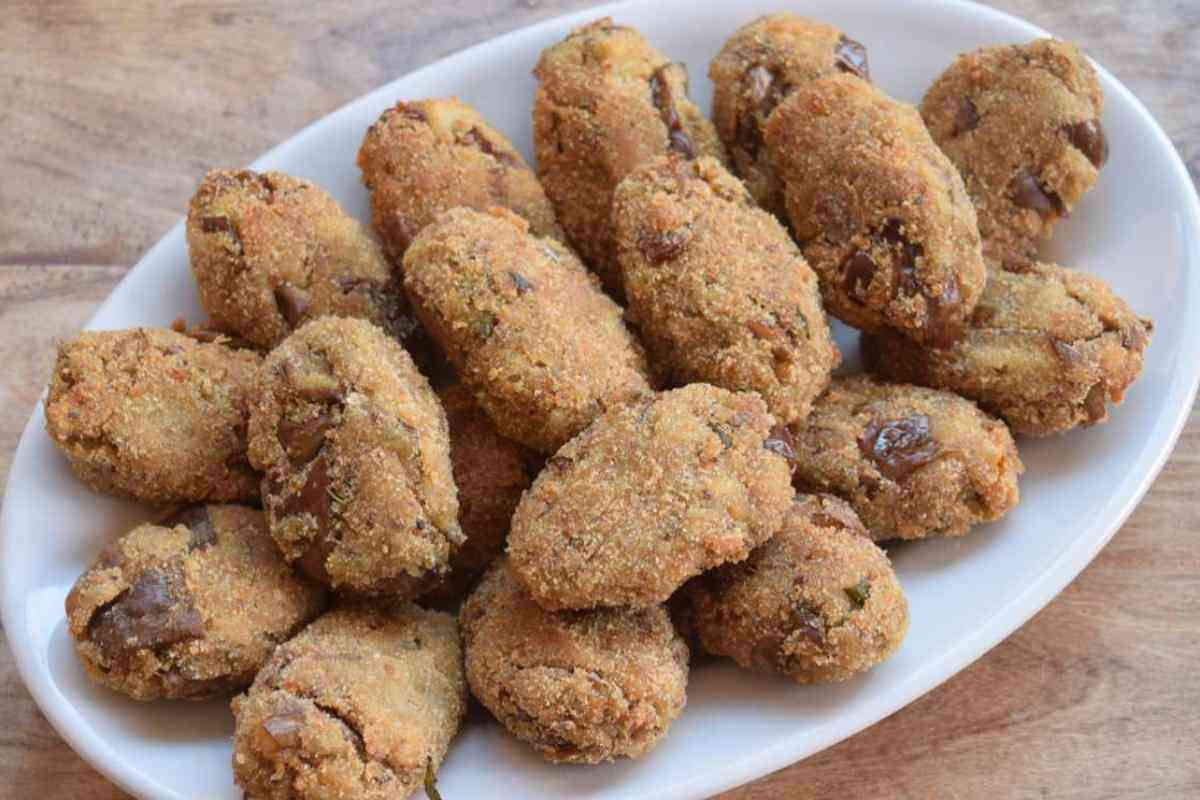 piatto con crocchette