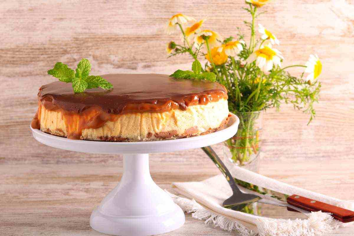 cheesecake al caramello