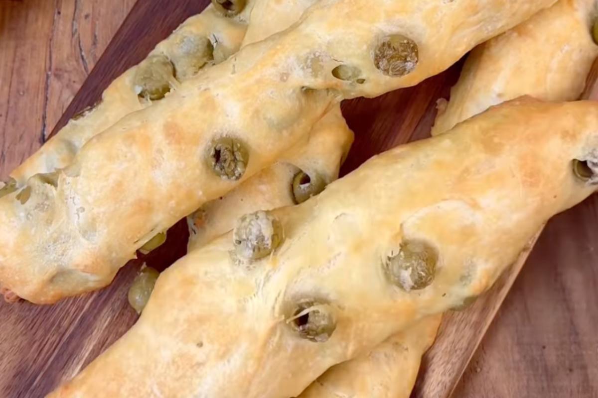 filoncini di pane alle olive