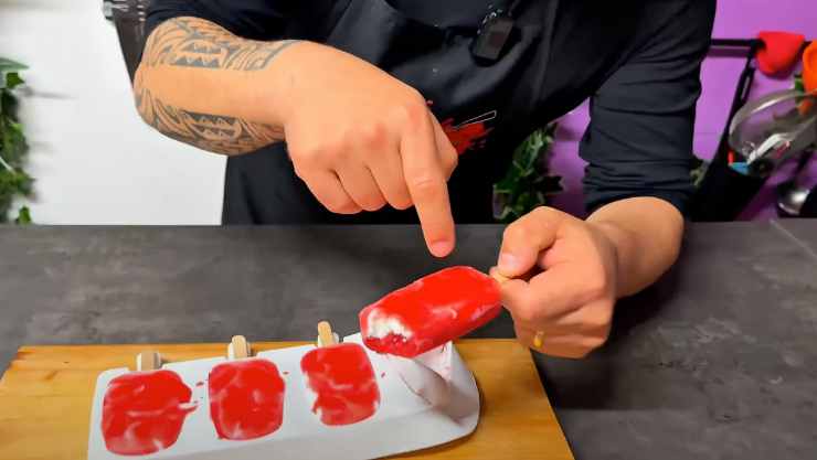 chef indica i gelati fatti