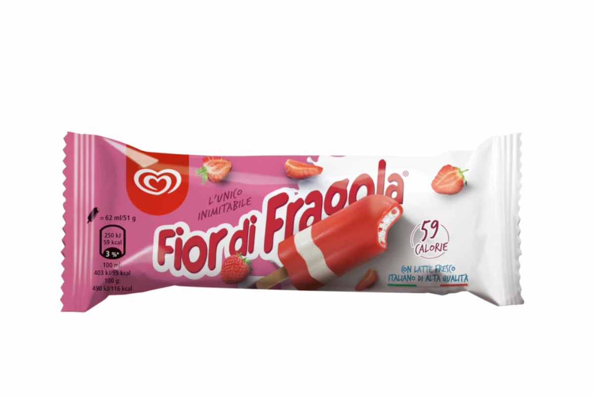 una confezione di fior di fragola