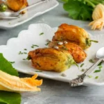 Fiori di zucca ripieni