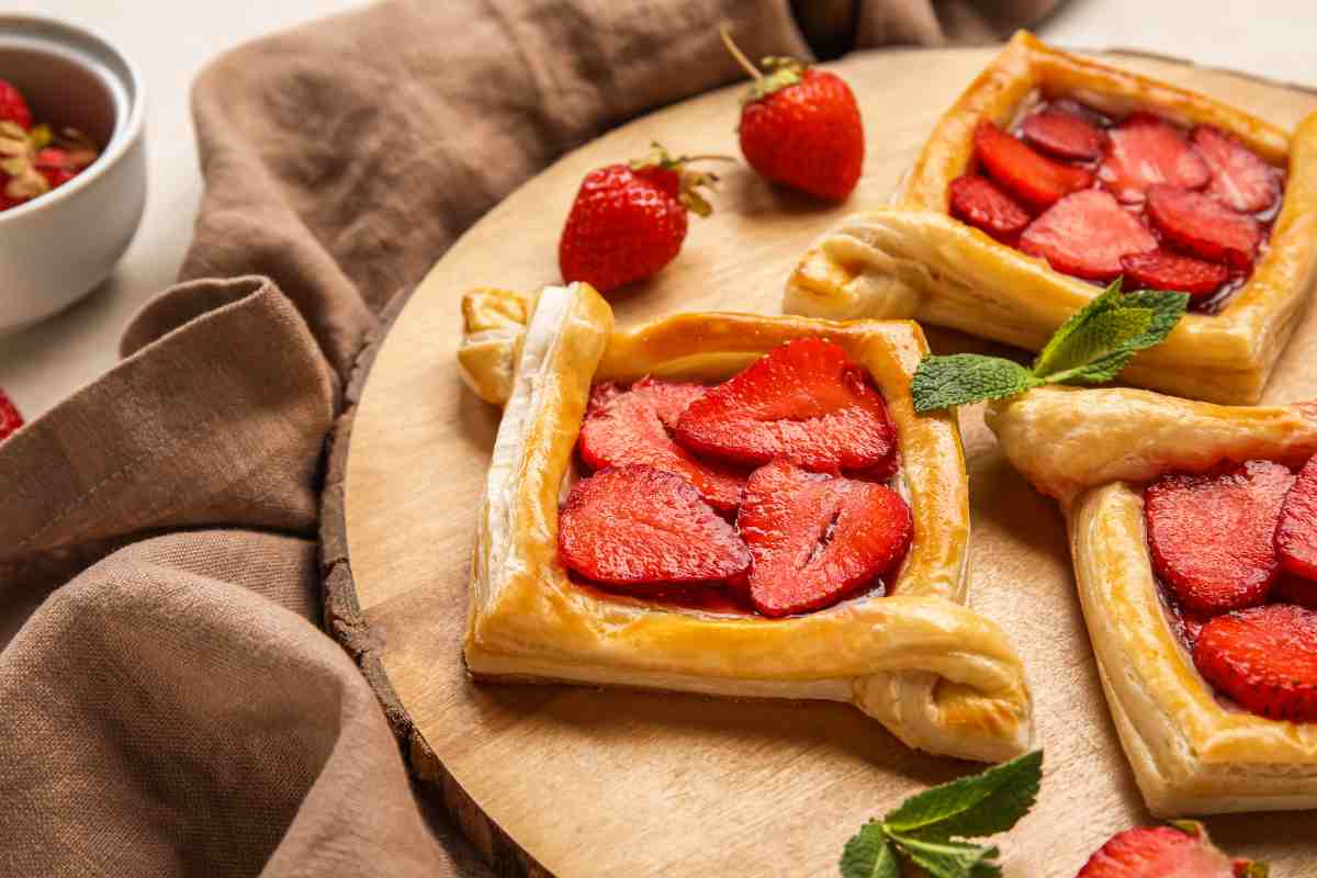 Sfogliatine con fragole
