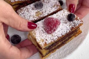 piatto con french toast alla nutella