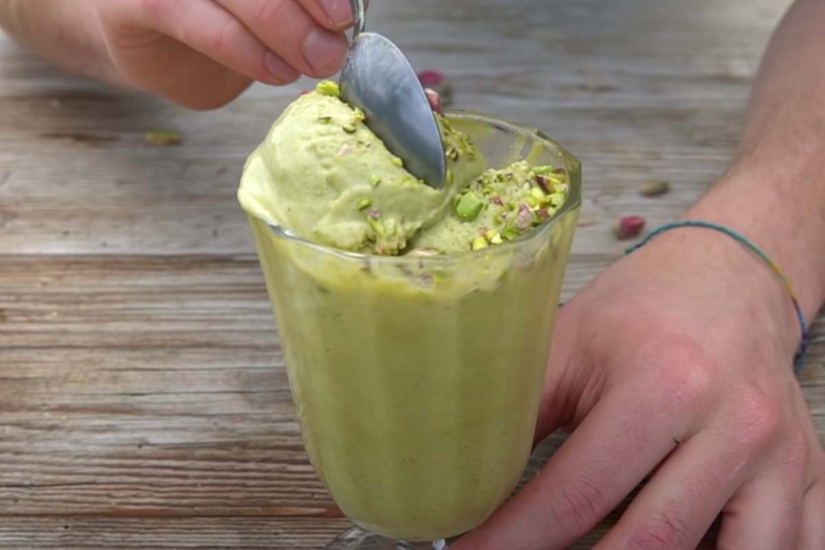 gelato al pistacchio cremoso