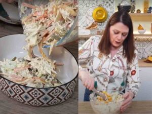 sonia peronaci con insalata di pollo