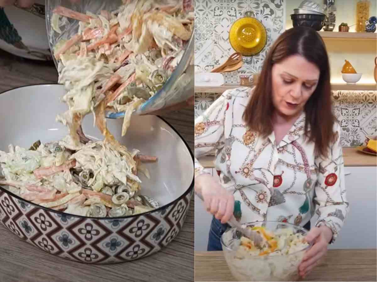 sonia peronaci con insalata di pollo