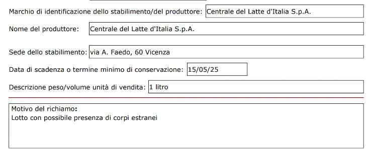 annuncio del ministero