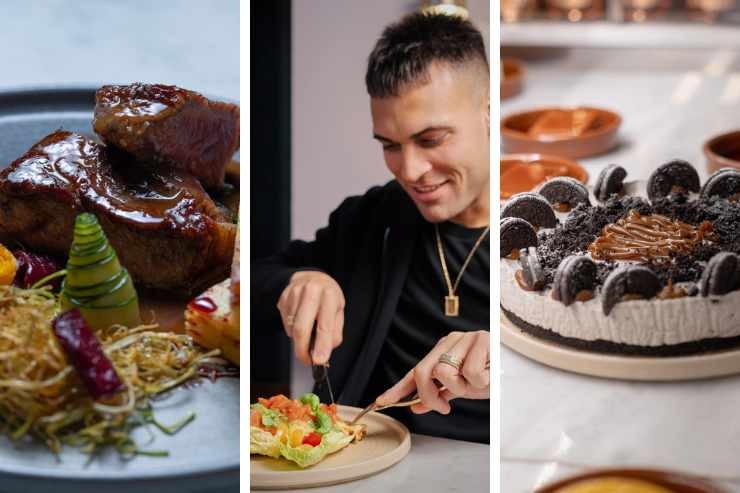 collage di piatti dal ristorante di martinez