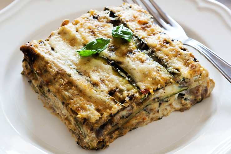 pezzo di parmigiana di melanzane