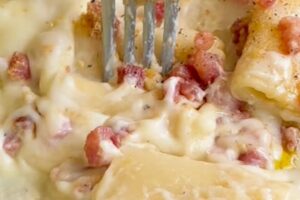 piatto di pasta e patate