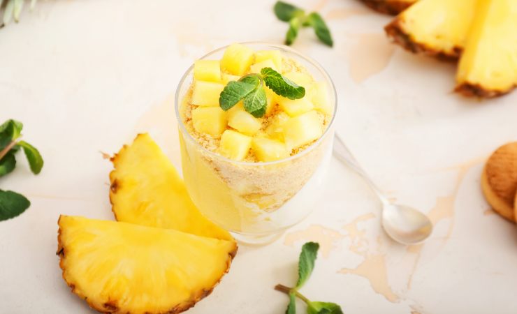 coppetta all'ananas
