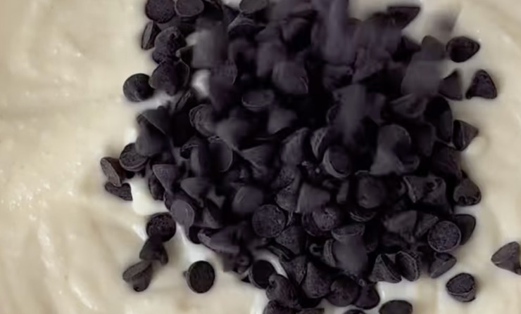 impasto con gocce di cioccolato