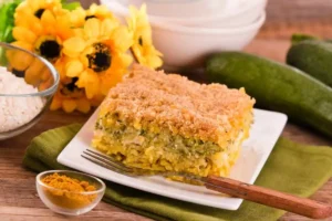 riso al forno con zucchine