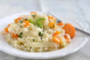 risotto con verdure