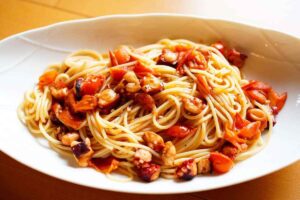 Piatto di spaghetti