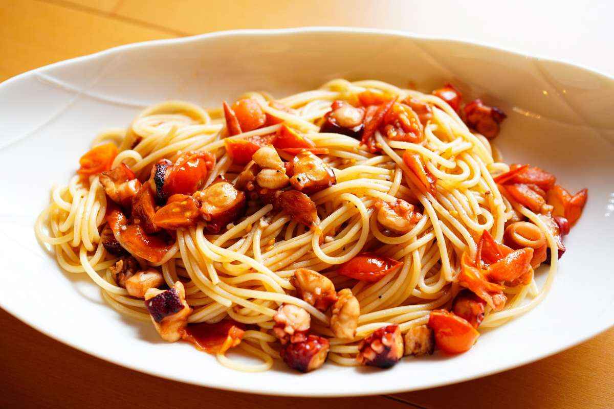 Piatto di spaghetti