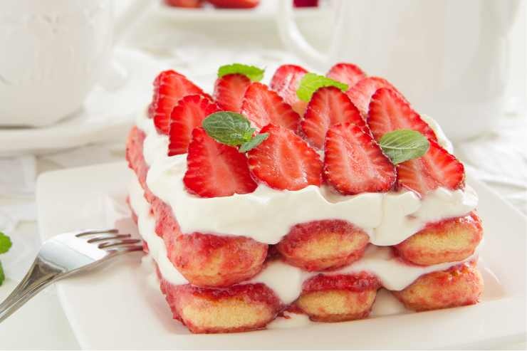 tiramisù con le fragole