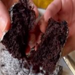 pezzo di torta brownies