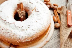 Ciambellone con zucchero a velo
