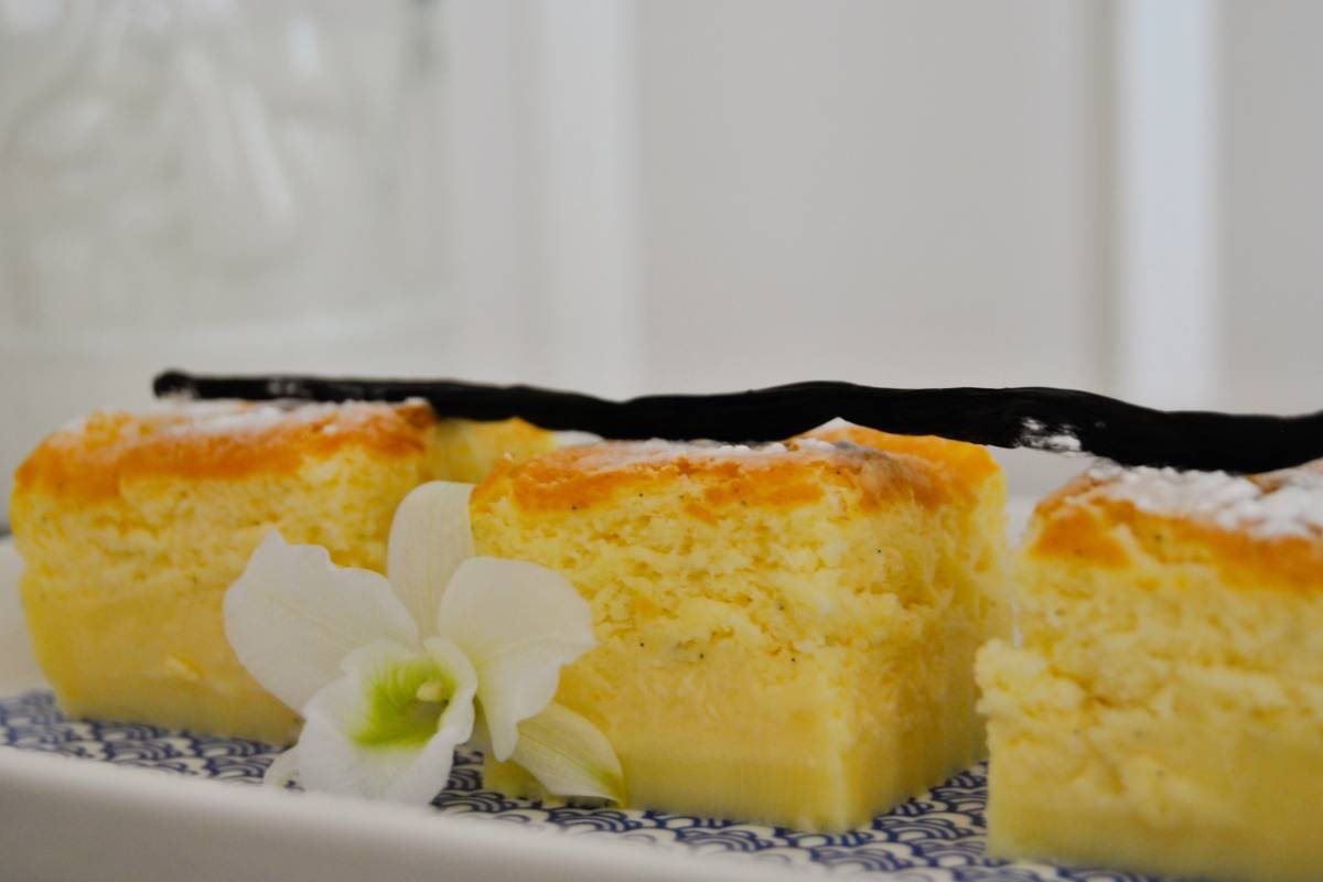 Torta magica a quadrati