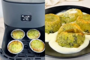 tortini in friggitrice ad aria e poi all'assaggio