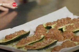teglia con zucchine ripiene