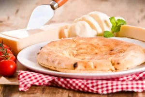 Focaccia in un piatto