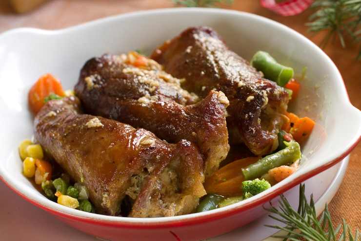 bombette di carne in un piatto