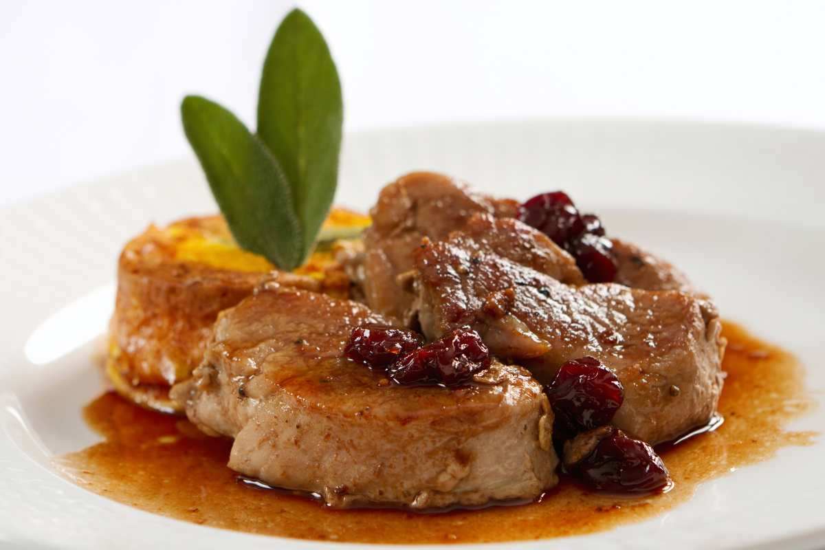 pezzi di carne in un piatto