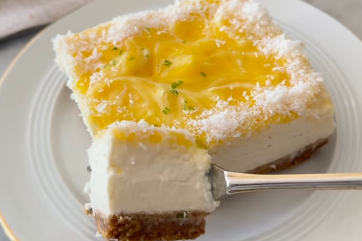 quadrotto di cheesecake
