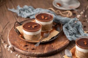 coppette al caffè e cioccolato