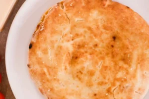 Focaccia cotta nel piatto