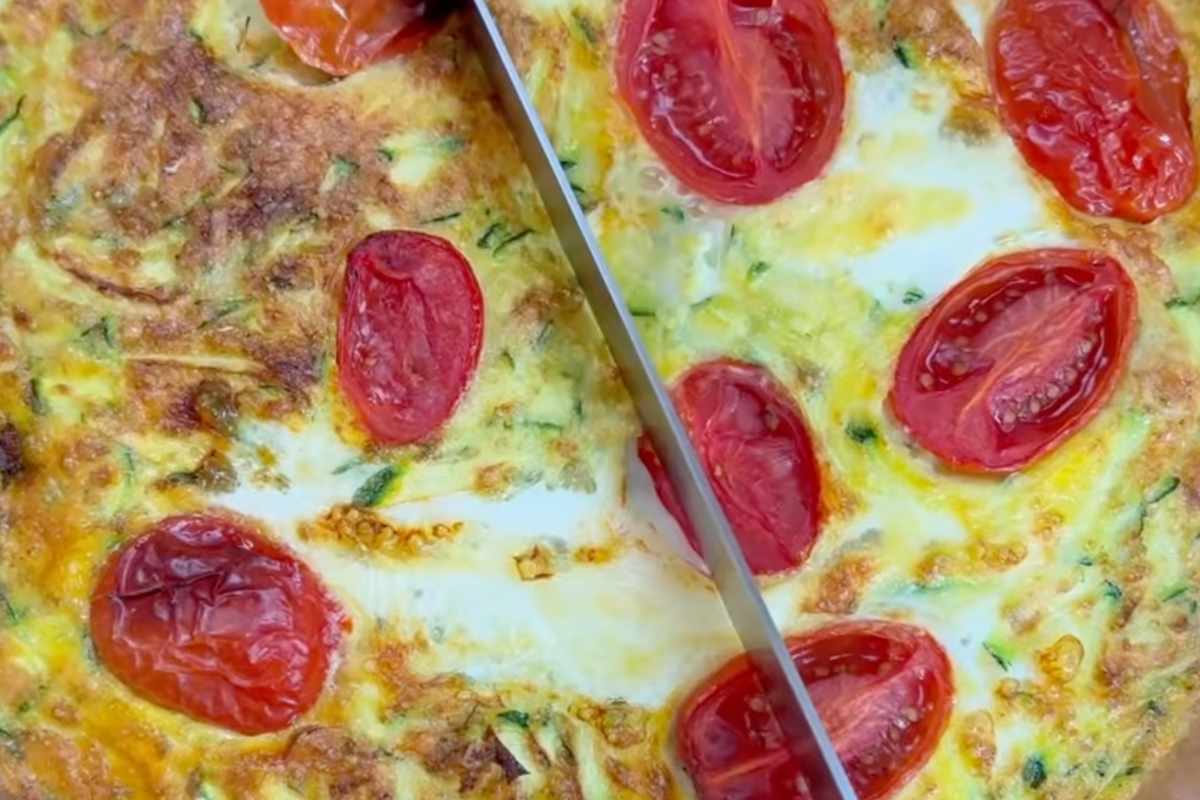 frittata in friggitrice ad aria
