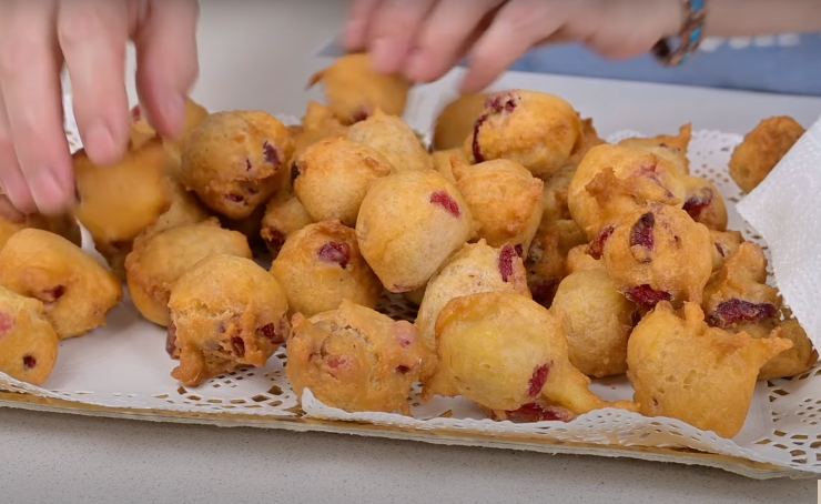 frittelle alle ciliegie