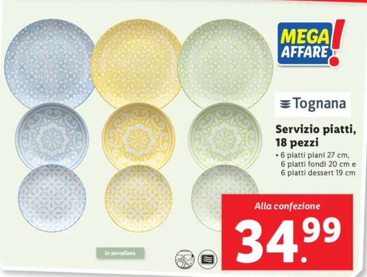 servizio da 18 piatti da Lidl