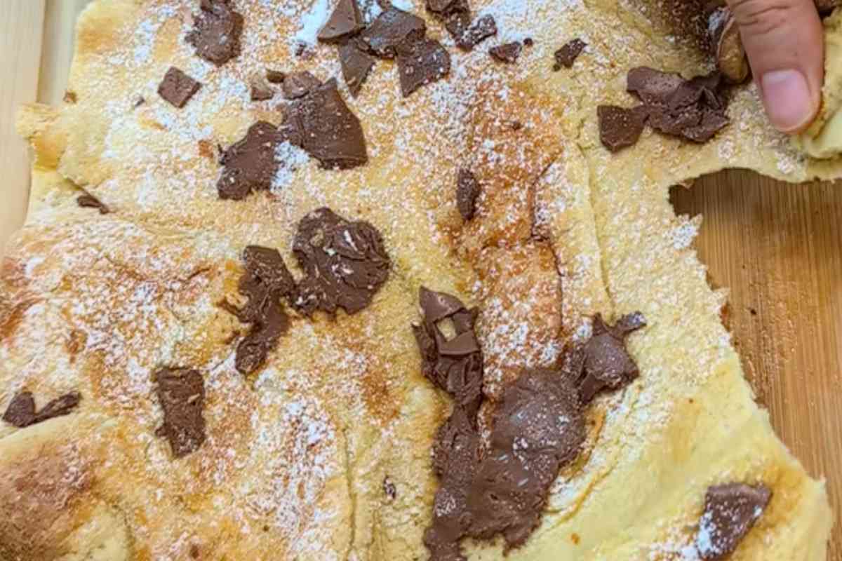 pancake con cioccolata