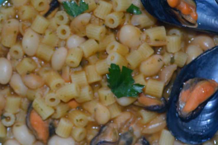 pasta fagioli e cozze