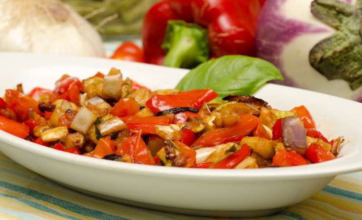 caponata con peperoni