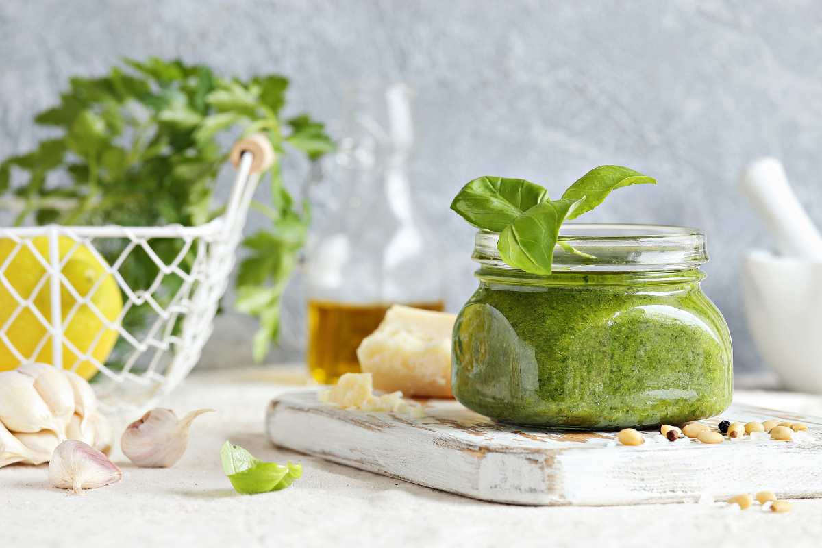 pesto basilico e limone